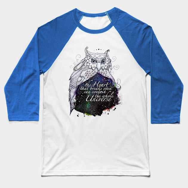 The heart that breaks open Baseball T-Shirt by selandrian